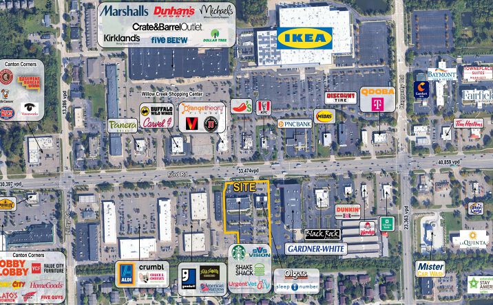 Pictures of Retail property located at 41725 - 41865 Ford Road, Canton, MI 48187 for lease - image #1