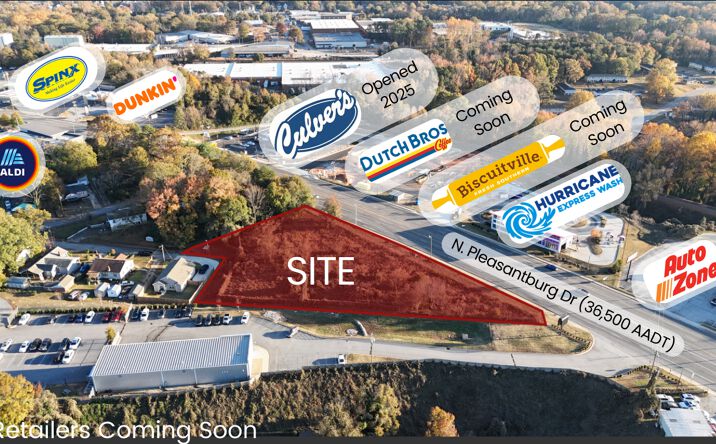 Pictures of Retail property located at 3010 N Pleasantburg Dr, Greenville, SC 29609 for lease - image #1