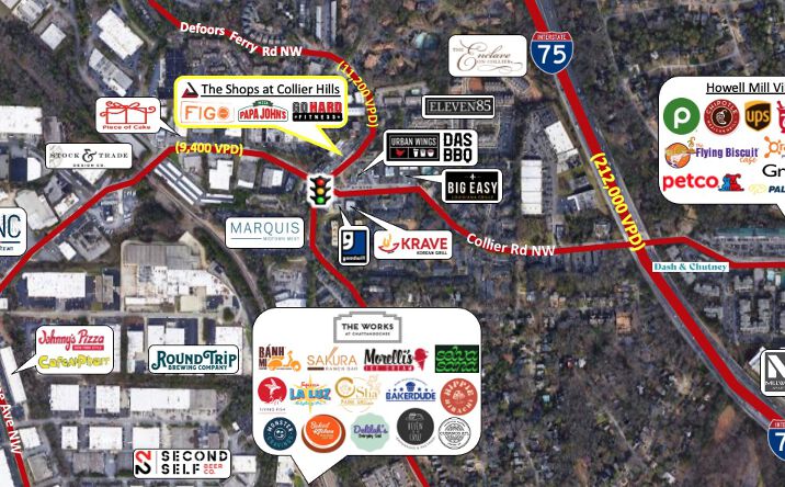Pictures of Retail property located at 2080 Defoors Ferry Rd NW, Atlanta, GA 30318 for lease - image #1