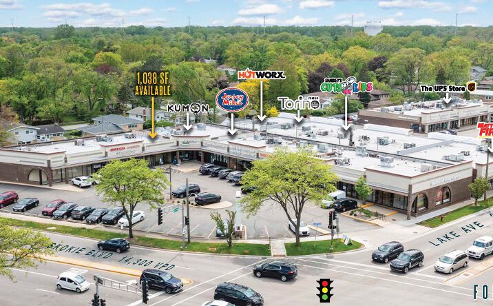 Pictures of Retail property located at 3217 Lake Ave, Wilmette, IL 60091 for lease - image #1
