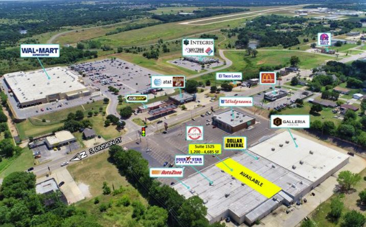 Pictures of Retail, Restaurant, Office property located at 1515 S Division St, Guthrie, OK 73044 for lease - image #1