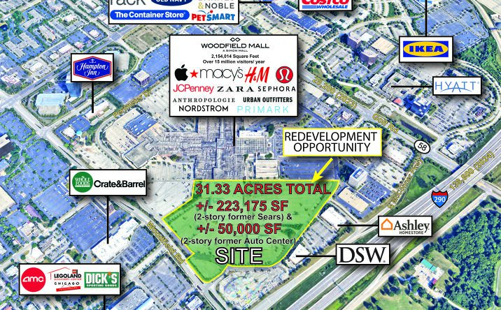 Pictures of Retail property located at 2 Woodfield Mall, Schaumburg, IL 60173 for lease - image #1