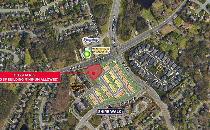 Pictures of Land property located at Church Rd & John Rolfe Pkwy/Pump Rd, Henrico, VA 23294 for lease - image #1
