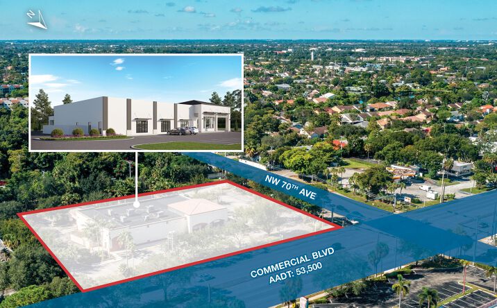 Pictures of Retail property located at 6980 W Commercial Blvd, Lauderhill, FL 33319 for lease - image #1