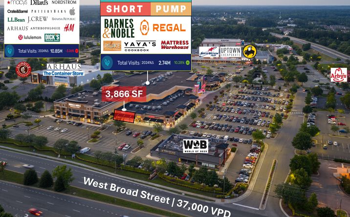 Pictures of Retail, Office, Restaurant property located at 11640 West Broad Street, Richmond, VA 23233 for lease - image #1