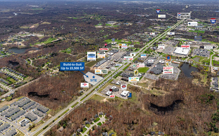 Pictures of Retail, Land property located at 2382 E Beltline Ave NE, Grand Rapids, MI 49525 for lease - image #1
