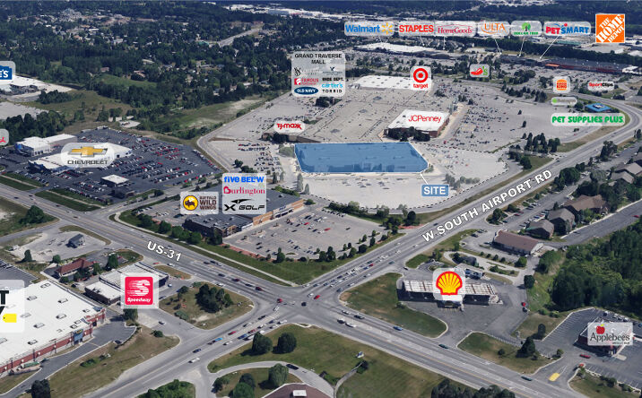 Pictures of Retail property located at 3400 W South Airport Rd, Traverse City, MI 49684 for lease - image #1