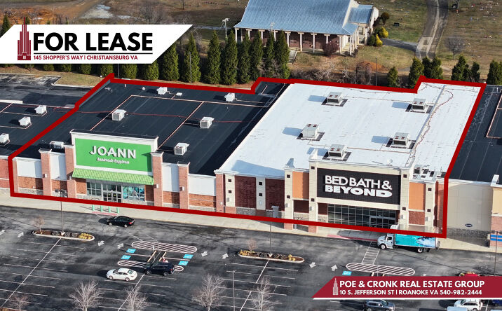 Pictures of Retail property located at 145 Shoppers Way NW, Christiansburg, VA 24073 for lease - image #1