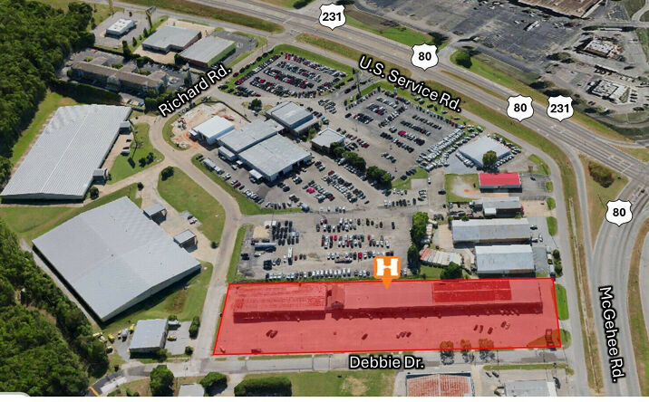 Pictures of Retail, Restaurant property located at 3637 Debby Dr, Montgomery, AL 36111 for lease - image #1