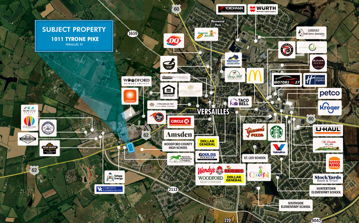 Pictures of Land property located at 1011 Tyrone Pike, Versailles, KY 40383 for lease - image #1