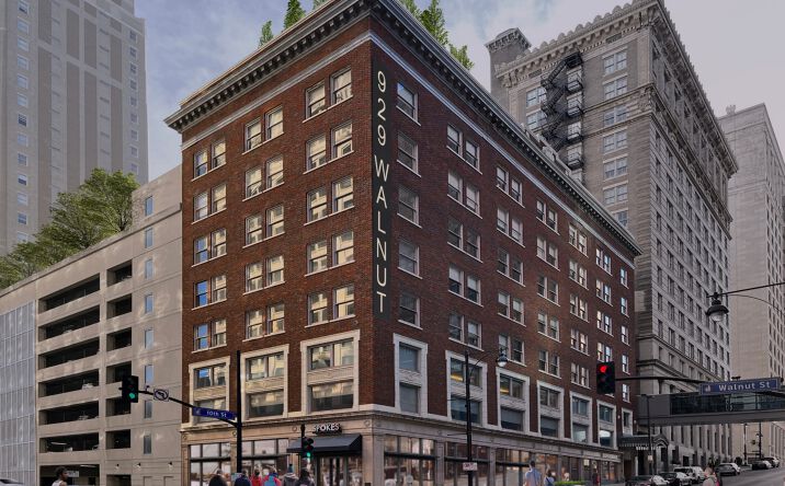 Pictures of Office property located at 929 Walnut St, KCMO, MO 64106 for lease - image #1