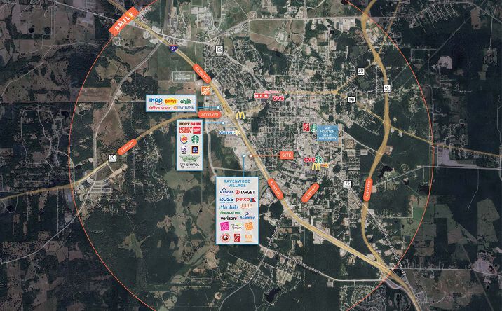Pictures of Restaurant property located at 253 I-45, Huntsville, TX 77340 for lease - image #1