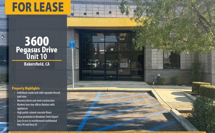 Pictures of Industrial property located at 3600 Pegasus Dr, Bakersfield, CA 93308 for lease - image #1