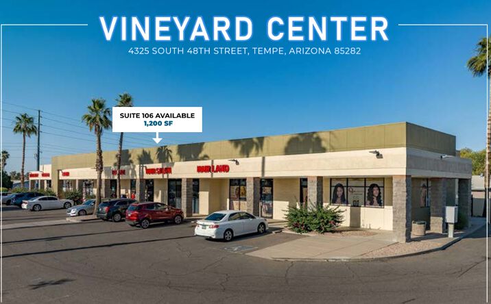 Pictures of Retail property located at 4325 S 48th St, Tempe, AZ 85282 for lease - image #1