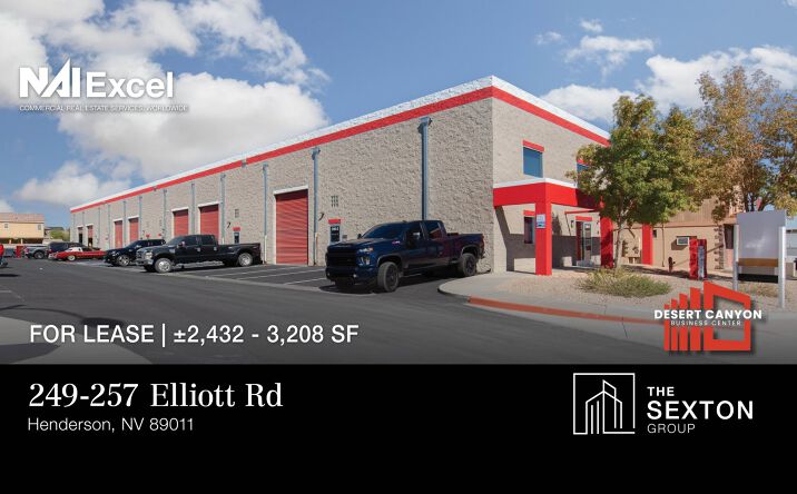 Pictures of Industrial property located at 249-257 Elliott Rd, Henderson NV, Henderson, NV 89011 for lease - image #1