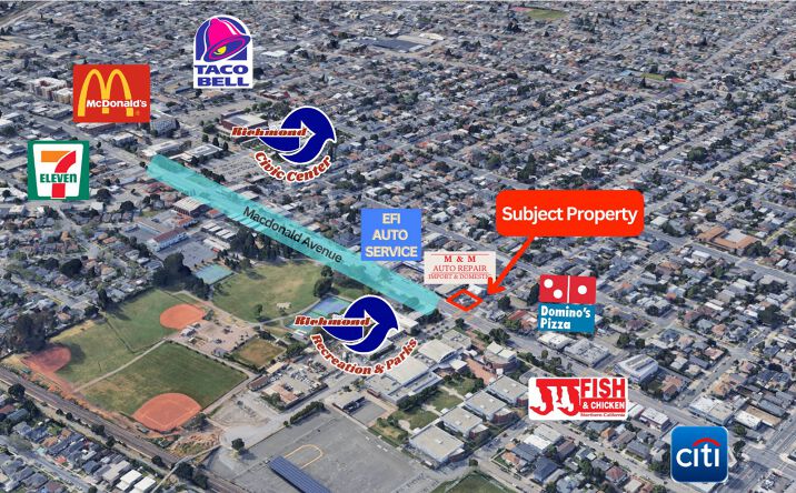 Pictures of Retail, Restaurant property located at 3231 Macdonald Ave, Richmond, CA 94804 for lease - image #1