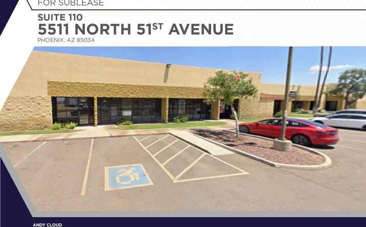 Pictures of Industrial property located at 5511 N 51st Ave, Glendale, AZ 85301 for lease - image #1