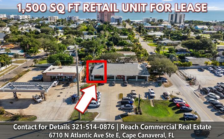 Pictures of Retail property located at 6710 N Atlantic Ave, Cape Canaveral, FL 32920 for lease - image #1