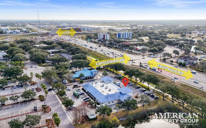 Pictures of Retail property located at 5851 Fruitville Rd, Sarasota, FL 34232 for lease - image #1