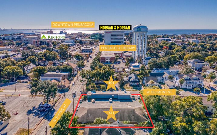 Pictures of Office property located at 401-411  N Spring St, Pensacola, FL 32501 for lease - image #1