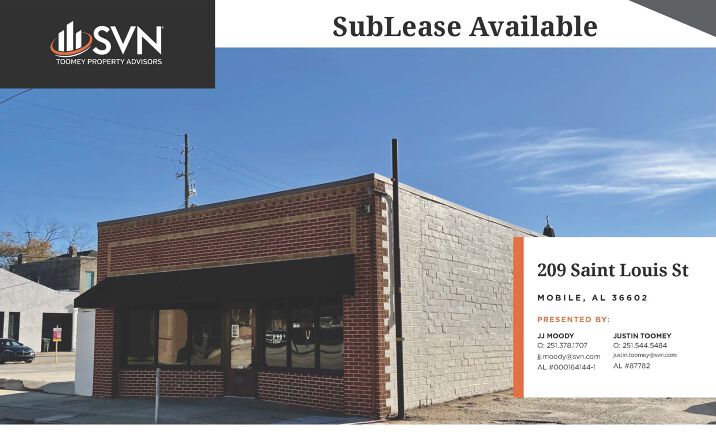 Pictures of Office property located at 209 St Louis St, Mobile, AL 36602 for lease - image #1