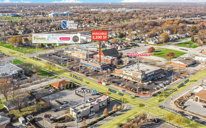Pictures of Retail property located at 350 E 162nd St, South Holland, IL 60473 for lease - image #1