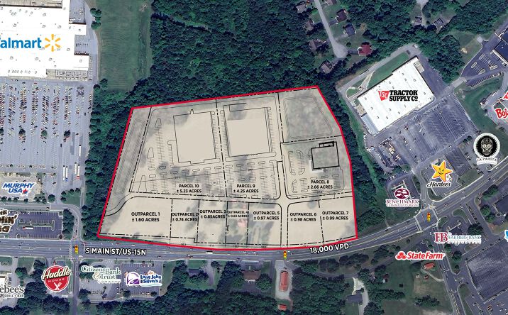 Pictures of Retail, Office, Land property located at 1703 S. Main Street, Farmville, VA 23901 for lease - image #1