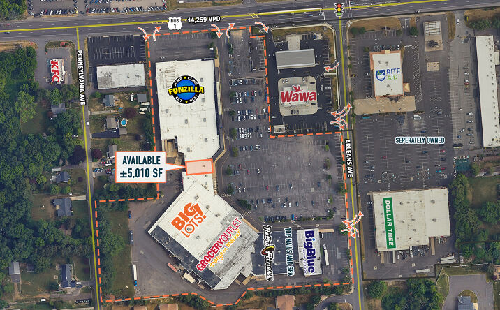 Pictures of Retail property located at 500-524 Lincoln Hwy, Fairless Hills, PA 19030 for lease - image #1