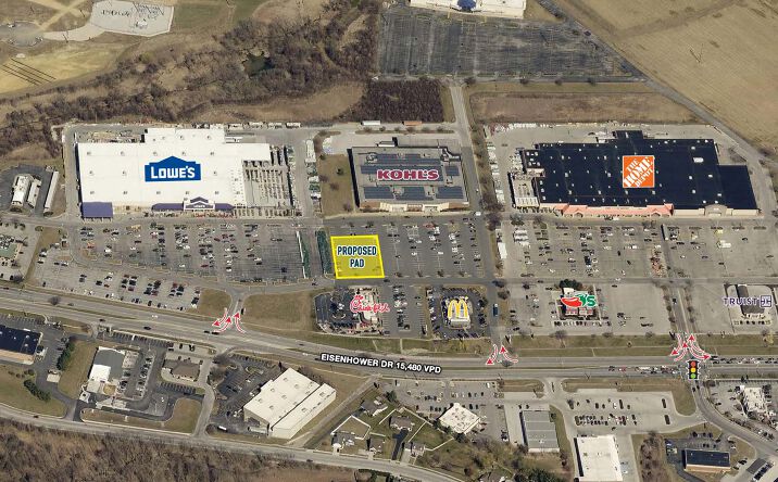 Pictures of Retail property located at 360 W Eisenhower Dr, Hanover, PA 17331 for lease - image #1