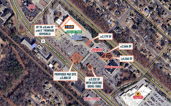 Pictures of Retail property located at 674 White Horse Pike, Absecon, NJ 08201 for lease - image #1