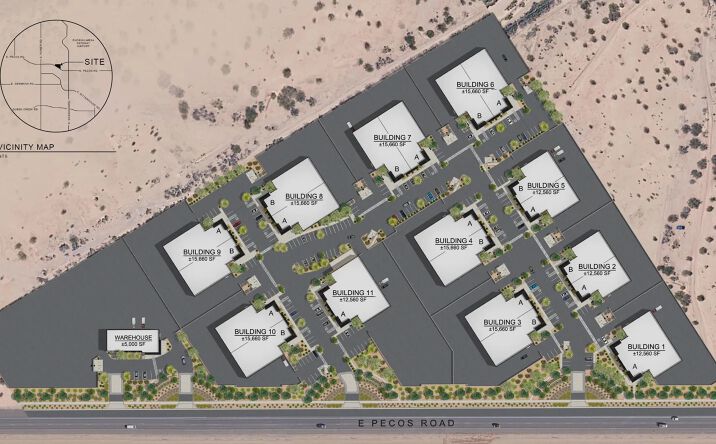 Pictures of Industrial property located at 7320 E Pecos Rd, Mesa, AZ 85212 for lease - image #1