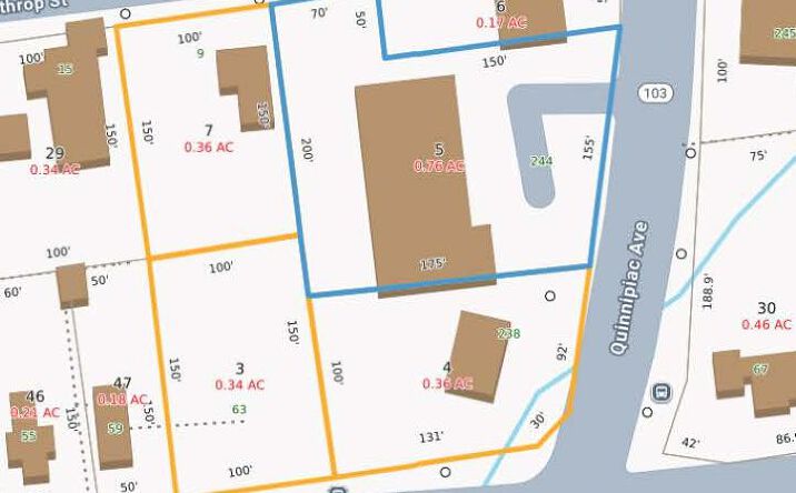 Pictures of Land property located at 238 & 244 Quinnipiac Ave & 9 Moulthrop Street &, North Haven, CT 06473 for lease - image #1