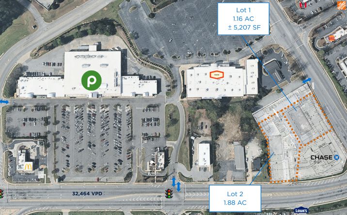Pictures of Retail, Land property located at 4274 Washington Rd, Evans, GA 30809 for lease - image #1
