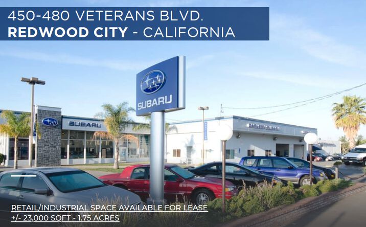 Pictures of Retail, Land, Industrial property located at 480 Veterans Blvd, Redwood City, CA 94063 for lease - image #1