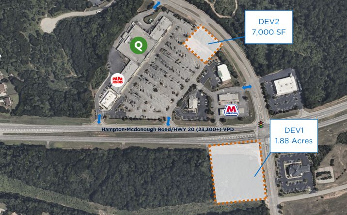 Pictures of Retail, Land property located at 2142 GA-20, McDonough, GA 30253 for lease - image #1
