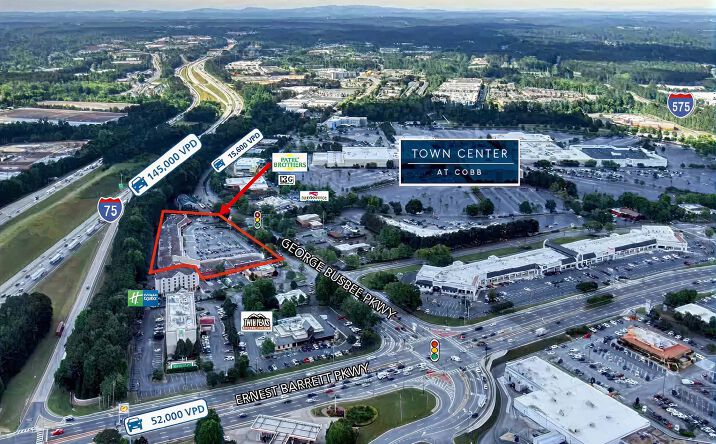 Pictures of Retail property located at 2615 George Busbee Pkwy NW, Kennesaw, GA 30144 for lease - image #1