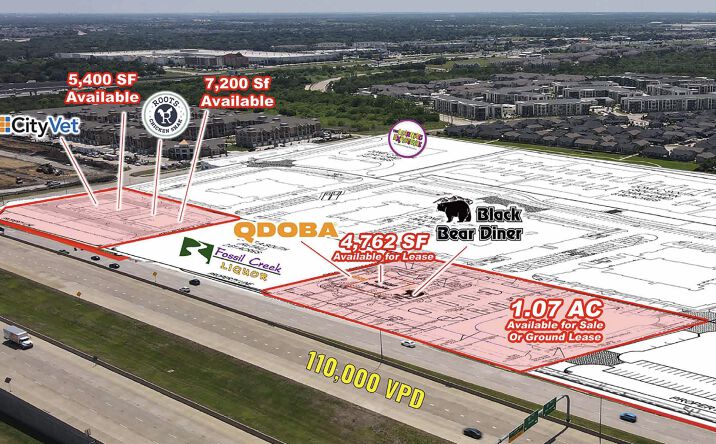 Pictures of Retail property located at NWC TX-161 & Forum Dr., Grand Prairie, TX 75052 for lease - image #1