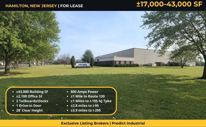 Pictures of Office, Industrial property located at 2605 Kuser Rd, Hamilton Township, NJ 08691 for lease - image #1