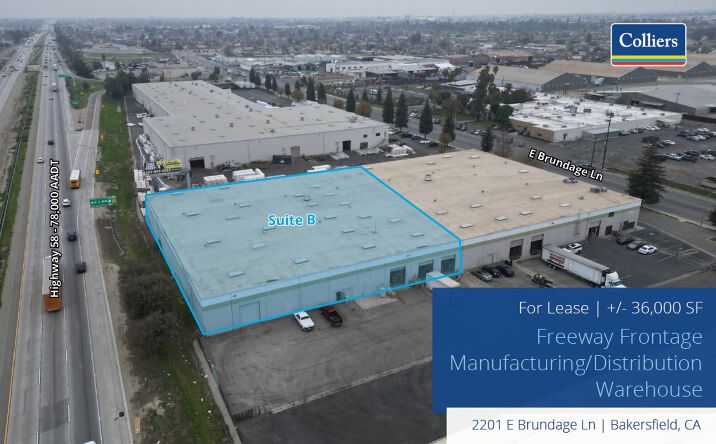 Pictures of Industrial property located at 2201 E Brundage Ln, Bakersfield, CA 93307 for lease - image #1
