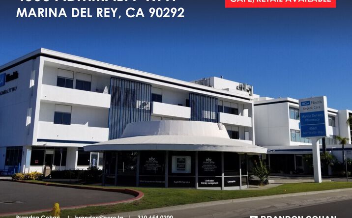 Pictures of Retail, Office, Restaurant property located at 4560 Admiralty Way, Marina Del Rey, CA 90292 for lease - image #1