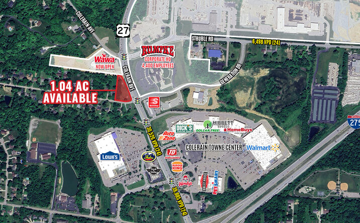 Pictures of Land property located at 10299 Colerain Ave, Cincinnati, OH 45251 for lease - image #1