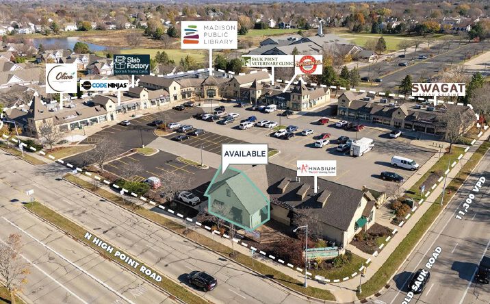 Pictures of Retail property located at 701 -749 N High Point Rd, Madison, WI 53717 for lease - image #1