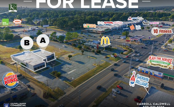 Pictures of Retail, Restaurant property located at 1421 S Caraway Rd, Jonesboro, AR 72401 for lease - image #1