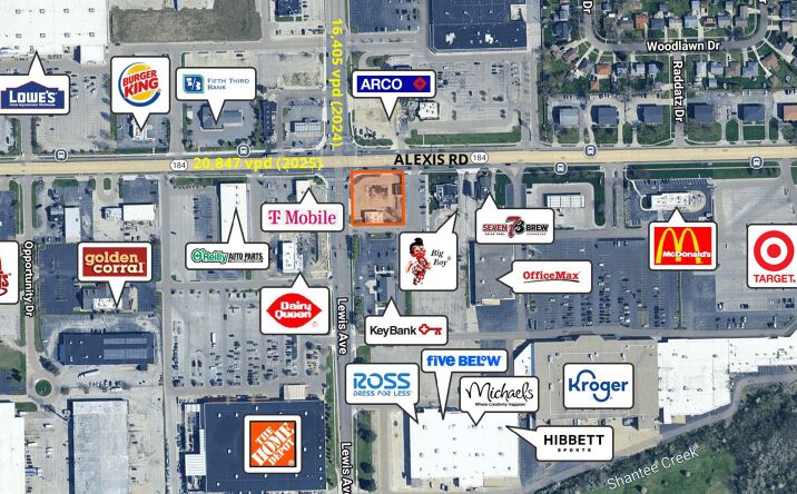 Pictures of Retail, Land property located at 5760 Lewis Avenue, Toledo, OH 43612 for lease - image #1