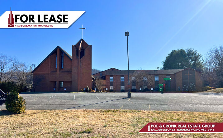 Pictures of Office, Special Purpose property located at 4493 Bonsack Rd NE, Roanoke, VA 24012 for lease - image #1