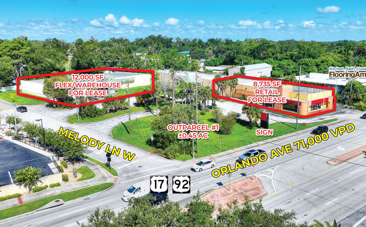 Pictures of Retail, Industrial, Land property located at 111 Melody Ln W, Casselberry, FL 32707 for lease - image #1