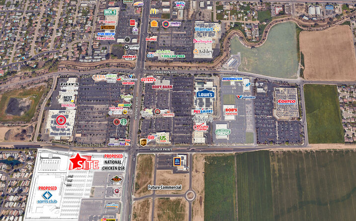 Pictures of Retail property located at S Mooney Blvd, Visalia, CA 93277 for lease - image #1