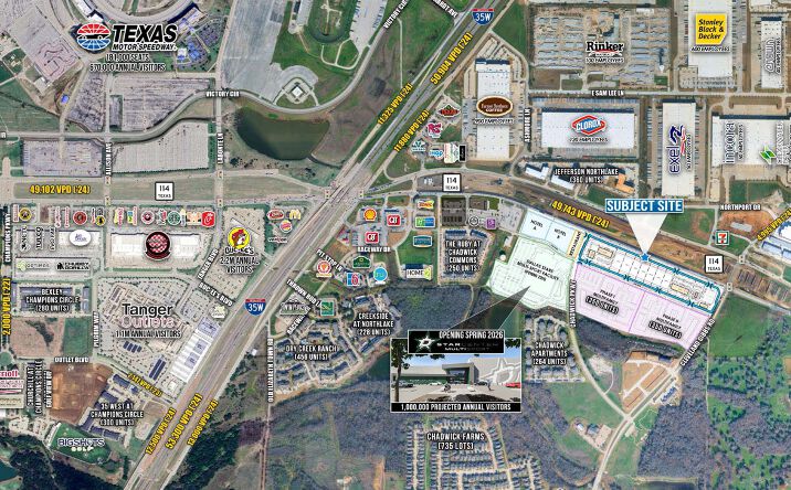 Pictures of Retail, Land property located at SWC TX-114 & Cleveland Gibbs Road, Northlake, TX 76262 for lease - image #1