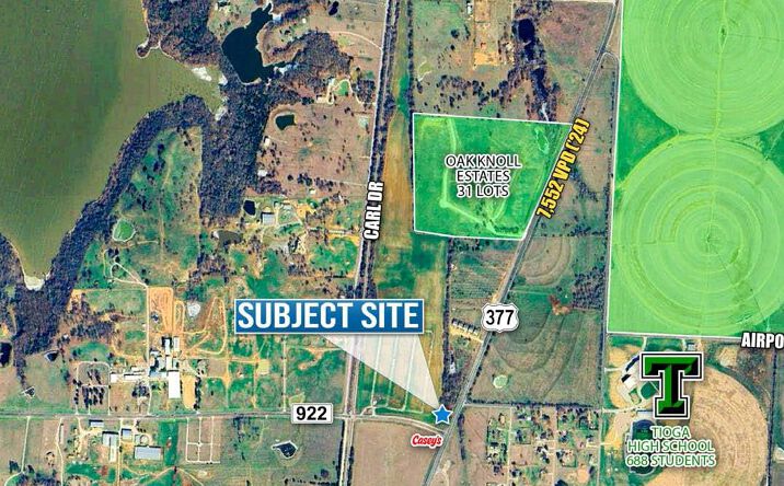 Pictures of Land property located at NWQ US-377 & FM 922, Tioga, TX 76271 for lease - image #1