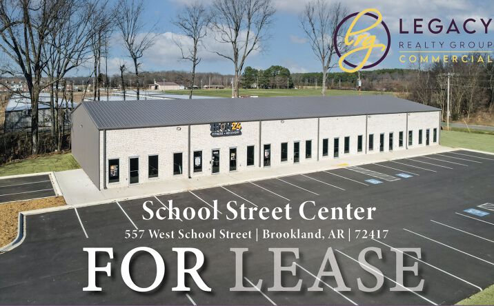 Pictures of Retail, Office, Restaurant property located at 557 W School St, Brookland, AR 72417 for lease - image #1